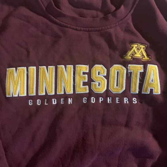 Y2K Minnesota Golden Gophers Embroidered Crewneck - Picture 2 of 3